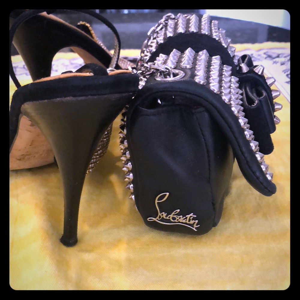 Studded-Stunning Louboutin Evening Bag